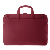 Tucano Work Out III Super Slim Bag - практична чанта с дръжки за MacBook Pro 16, MacBook Pro 15 и лаптопи до 16 инча (червен) 3
