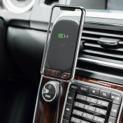 Moshi SnapTo Car Mount with Wireless Charging - магнитна поставка за кола с безжично зареждане (черен) 3