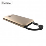 Kanex GoPower Power Bank 8000mAh with MicroUSB and Lightning connector (gold)