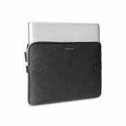 Tucano Velvet Sleeve - текстилен удароустойчив калъф за MacBook Pro 16 и лаптопи до 16 инча  (черен) 2