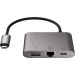 Kanex USB-C to Gigabit Ethernet Hub with Power Delivery - USB-C хъб с Gigabit Ethernet порт и 3хUSB порта с Power Delivery (60W) за Macbook и устройства с USB-C (сив) 1
