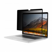 Moshi Umbra Privacy Screen Protector - защитно покритие с определен ъгъл на виждане за дисплея на MacBook Pro 15 Touch Bar (модели от 2016 до 2020 година) (черен-прозрачен) 1