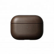 Nomad Leather Case - кожен (естествена кожа) кейс за Apple Airpods Pro (тъмнокафяв) 1