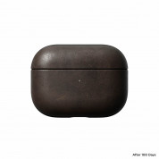 Nomad Leather Case - кожен (естествена кожа) кейс за Apple Airpods Pro (тъмнокафяв) 9