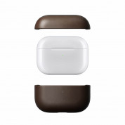 Nomad Leather Case - кожен (естествена кожа) кейс за Apple Airpods Pro (тъмнокафяв) 8