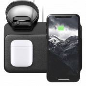 Nomad Base Station Hub with Apple Watch Charger Mount - двойна поставка (пад) с до 7.5W безжично захранване за зареждане на мобилни устройства и зареждане на Apple Watch и Apple Airpods (черен) 1