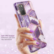 i-Blason Cosmo Protective Case - удароустойчив хибриден кейс за Samsung Galaxy S20 Plus (лилав) 3