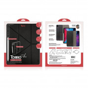 Torrii Torrio Plus Case - кожен кейс и поставка с отделение за Apple Pencil за iPad Pro 12.9 (2020), iPad Pro 12.9 (2018) (черен) 11