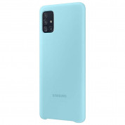 Samsung Silicone Cover EF-PA515TLEGEU - оригинален силиконов кейс за Samsung Galaxy A51 (син) 1