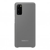 Samsung LED Cover EF-KG980CJ - оригинален заден кейс, през който виждате информация от Samsung Galaxy S20 (сив) 1