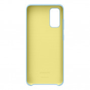 Samsung Silicone Cover Case EF-PG980TL - оригинален силиконов кейс за Samsung Galaxy S20 (светлосин) 1