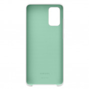 Samsung Silicone Cover Case EF-PG985TW - оригинален силиконов кейс за Samsung Galaxy S20 Plus (бял) 1