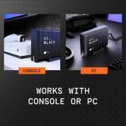 Western Digital 8TB D10 Game Drive Desktop External Hard Drive - външен хард диск 8TB, съвместим с PC, PS4 и Xbox (черен) 4
