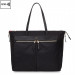 Knomo Mayfair Grosvenor Place Tote bag - луксозна дамска чанта за преносими компютри до 14 инча (черен)  1