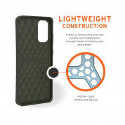 Urban Armor Gear Biodegradeable Outback Case - удароустойчив рециклируем кейс за Samsung Galaxy S20 (зелен) 3