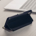 Moshi SenseCover Case - полиуретанов калъф, тип портфейл за iPhone XS Max (тъмносин) 5