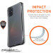 Urban Armor Gear Plyo Case - удароустойчив хибриден кейс за Samsung Galaxy A51 (прозрачен) 7