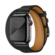 Apple Watch Hermes Series 5, 40mm Noir Space Black Stainless Steel Case with Double Tour, GPS + Cellular - умен часовник от Apple 1