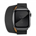 Apple Watch Hermes Series 5, 40mm Noir Space Black Stainless Steel Case with Double Tour, GPS + Cellular - умен часовник от Apple 1