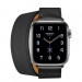 Apple Watch Hermès Series 5, 40mm Noir Stainless Steel Case with Double Tour, GPS + Cellular - умен часовник от Apple 1