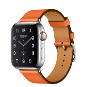 Apple Watch Hermès Series 5, 40mm Orange Stainless Steel Case with Single Tour, GPS + Cellular - умен часовник от Apple 1