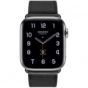 Apple Watch Hermès Series 5, 40mm Noir Stainless Steel Case with Single Tour, GPS + Cellular