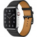 Apple Watch Hermès Series 5, 40mm Noir Stainless Steel Case with Single Tour, GPS + Cellular - умен часовник от Apple 2