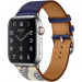 Apple Watch Hermès Series 5, 44mm Encre/Béton Stainless Steel Case with Single Tour, GPS + Cellular - умен часовник от Apple 2