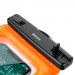 Baseus Waterproof Air Cushion IPX8 Pouch - универсален водоустойчив калъф за смартфони до 6 инча (оранжев) 3
