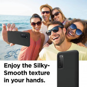 Elago Silicone Case - силиконов (TPU) калъф за Samsung Galaxy S20 (черен) 4