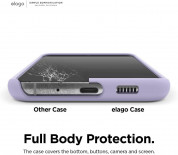 Elago Silicone Case - силиконов (TPU) калъф за Samsung Galaxy S20 Ultra (лилав) 3
