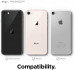Elago Silicone Case - качествен силиконов (TPU) калъф за iPhone SE (2022), iPhone SE (2020), iPhone 8, iPhone 7 (черен) 9