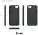 Elago Silicone Case - качествен силиконов (TPU) калъф за  iPhone SE (2022), iPhone SE (2020), iPhone 8, iPhone 7 (тъмносив) 5
