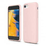 Elago Silicone Case - качествен силиконов (TPU) калъф за iPhone SE (2022), iPhone SE (2020), iPhone 8, iPhone 7 (розов)