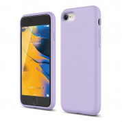 Elago Silicone Case - качествен силиконов (TPU) калъф за iPhone SE (2022), iPhone SE (2020), iPhone 8, iPhone 7 (лилав)