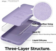 Elago Silicone Case - качествен силиконов (TPU) калъф за iPhone SE (2022), iPhone SE (2020), iPhone 8, iPhone 7 (лилав) 3