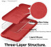 Elago Silicone Case - качествен силиконов (TPU) калъф за iPhone SE (2022), iPhone SE (2020), iPhone 8, iPhone 7 (червен) 3