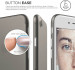 Elago Inner Core Case - тънък полипропиленов кейс (0.3 mm) и HD покритие за iPhone 8, iPhone 7 (сив) 5