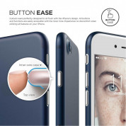 Elago Inner Core Case - тънък полипропиленов кейс (0.3 mm) и HD покритие за iPhone 8, iPhone 7 (тъмносин) 4