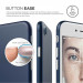 Elago Inner Core Case - тънък полипропиленов кейс (0.3 mm) и HD покритие за iPhone 8, iPhone 7 (тъмносин) 5