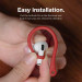Elago AirPods Pro EarHooks - силиконови кукички за Apple AirPods Pro (червен) 6