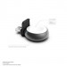 Zens Liberty Series Apple Watch USB-A Adapter - алуминиев USB-A адаптер за Apple Watch (черен) 3
