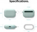 Elago Airpods Pro Liquid Hybrid Hang Case - твърд силиконов кейс с карабинер за Apple Airpods Pro (светлосин) 7