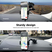 Elago Wireless Car Charger with Auto Clamping Car Mount 10W - поставка за кола с безжично зареждане за QI съвместими смартфони (черен) 4