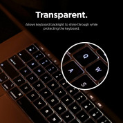 Elago Keyboard Skin - силиконов протектор за клавиатурата на MacBook Pro 16, MacBook 13, MacBook 15 with Touch Bar (с прав Enter, US стандарт) (прозрачен-мат) 5