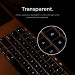 Elago Keyboard Skin - силиконов протектор за клавиатурата на MacBook Pro 16, MacBook 13, MacBook 15 with Touch Bar (с прав Enter, US стандарт) (прозрачен-мат) 6