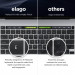 Elago Keyboard Skin - силиконов протектор за клавиатурата на MacBook Pro 16, MacBook 13, MacBook 15 with Touch Bar (с прав Enter, US стандарт) (прозрачен-мат) 4