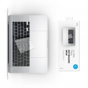 Elago Keyboard Skin - силиконов протектор за клавиатурата на MacBook Pro 16, MacBook 13, MacBook 15 with Touch Bar (с прав Enter, US стандарт) (прозрачен-мат)
