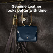 Elago Airpods Pro Leather Case (jean indigo) 5