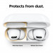 Elago AirPods Pro Dust Guard 18K Gold Plated - комплект метални предпазители против прах за Apple AirPods Pro (златист) 3